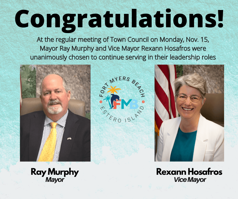 ray and rexann reappointed mayor-vice mayor 11-15-21