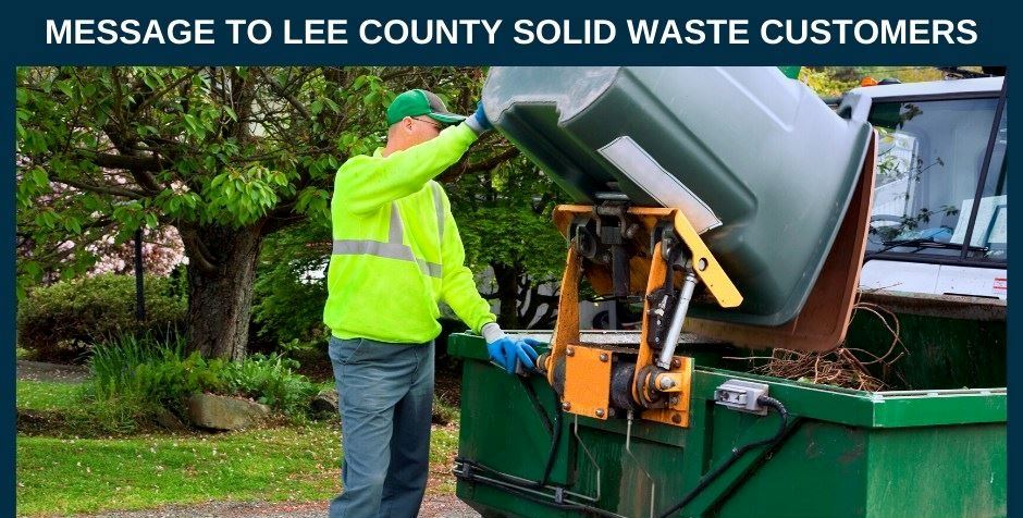 lee county solid waste customers jan 26 2022