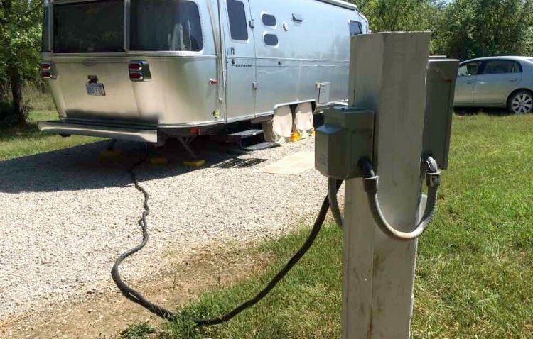 RV and Temporary Power Pole