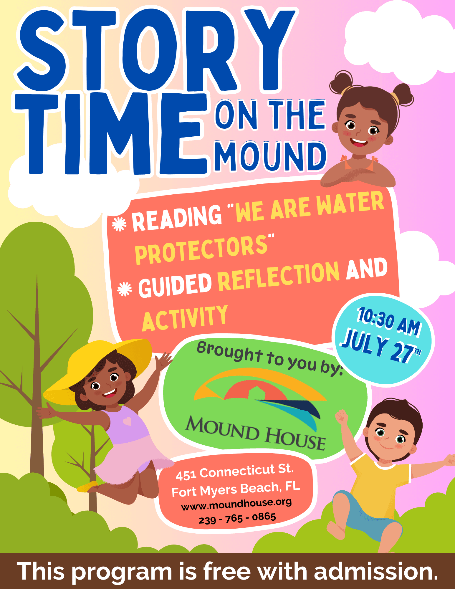 Story time on the mound