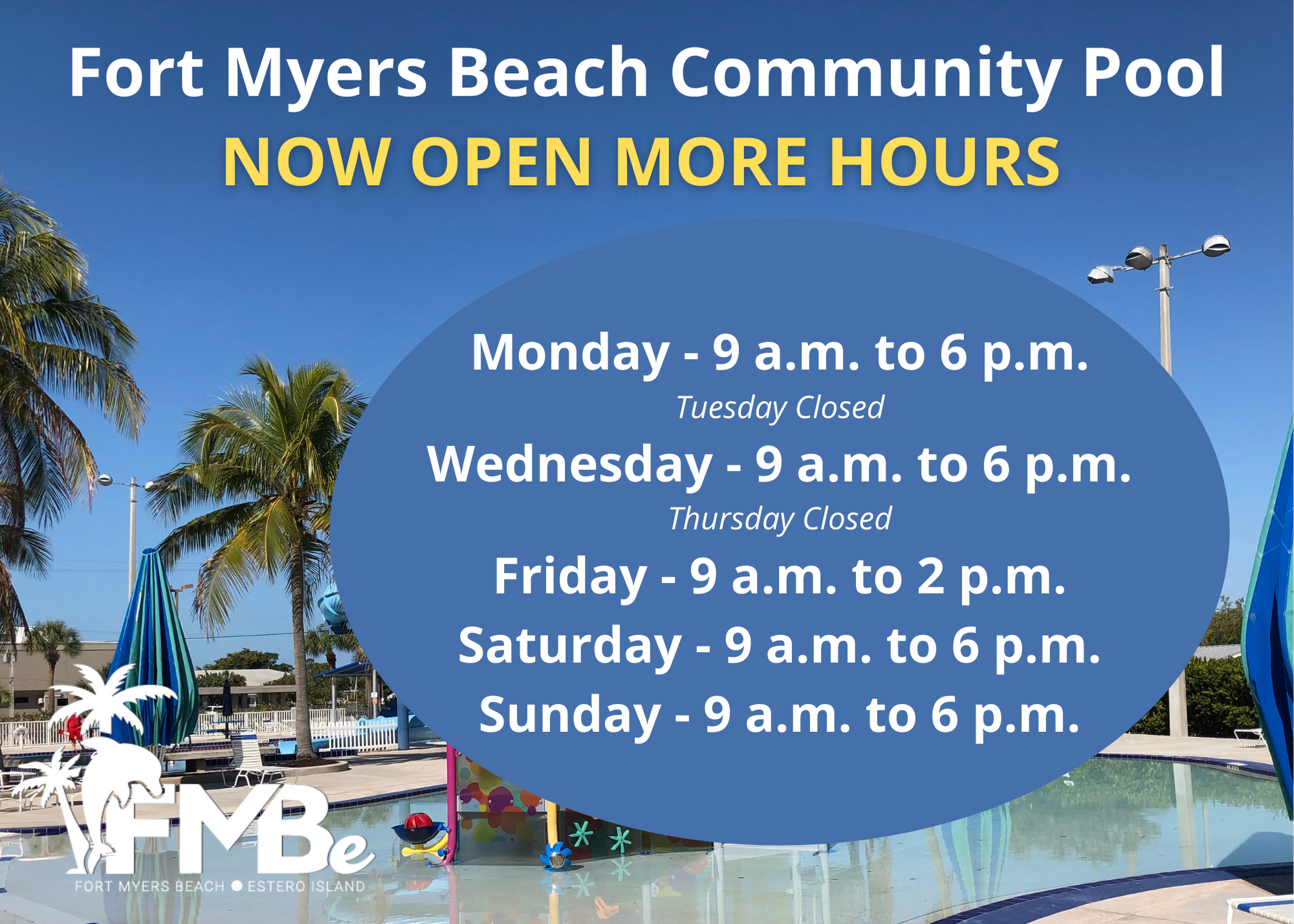 pool now open more hours april 2021