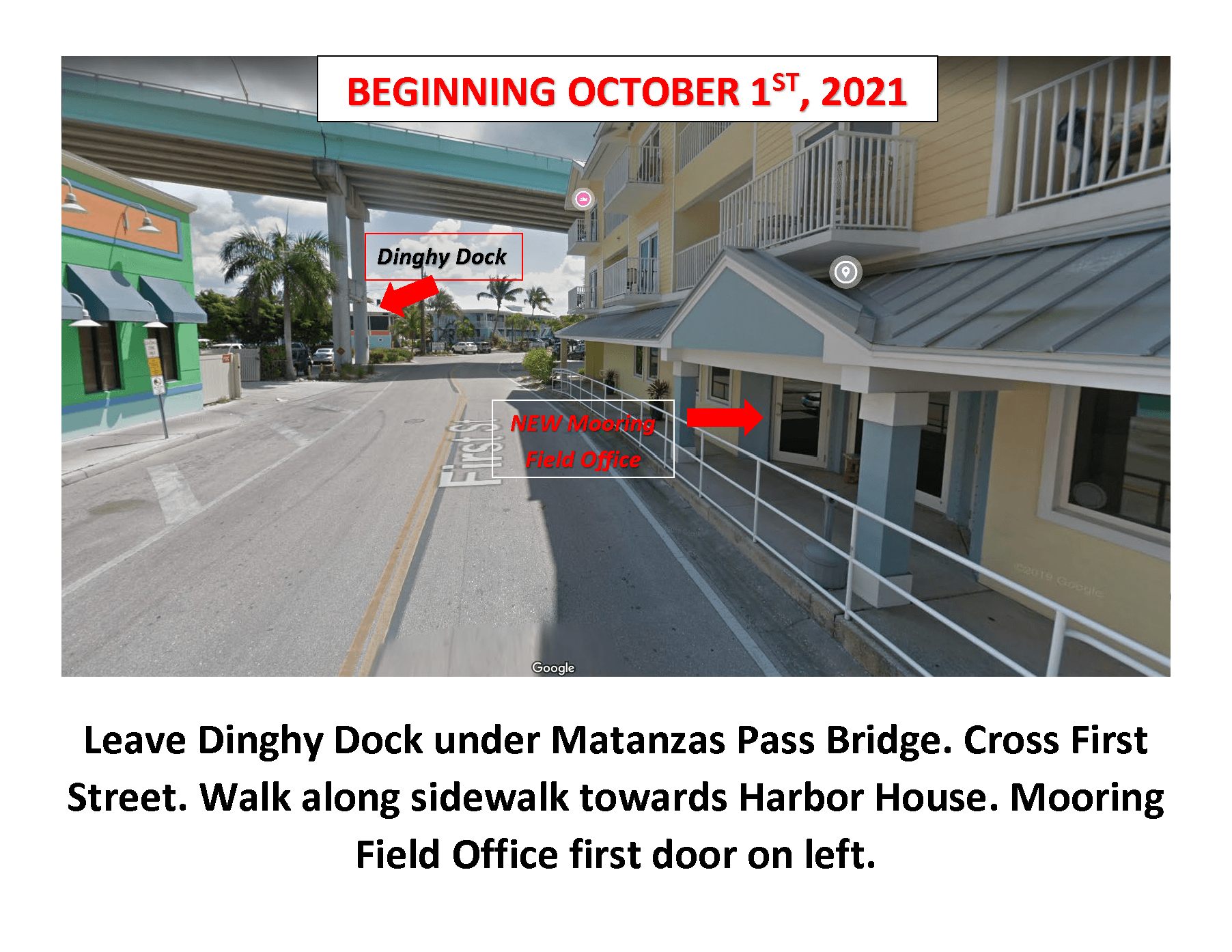 New Mooring Field Office Location