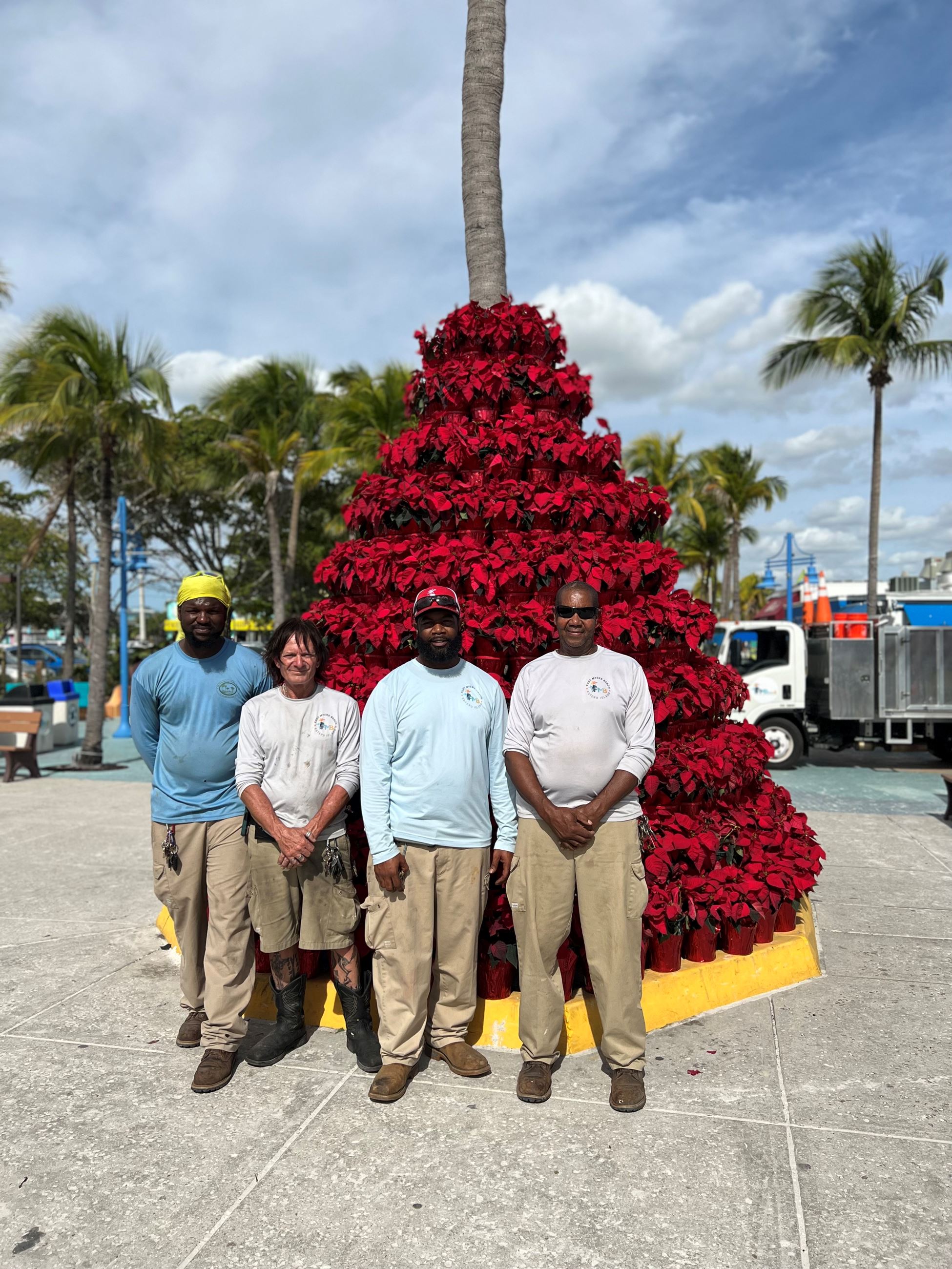 poinsettia tree times sq nov 21 team
