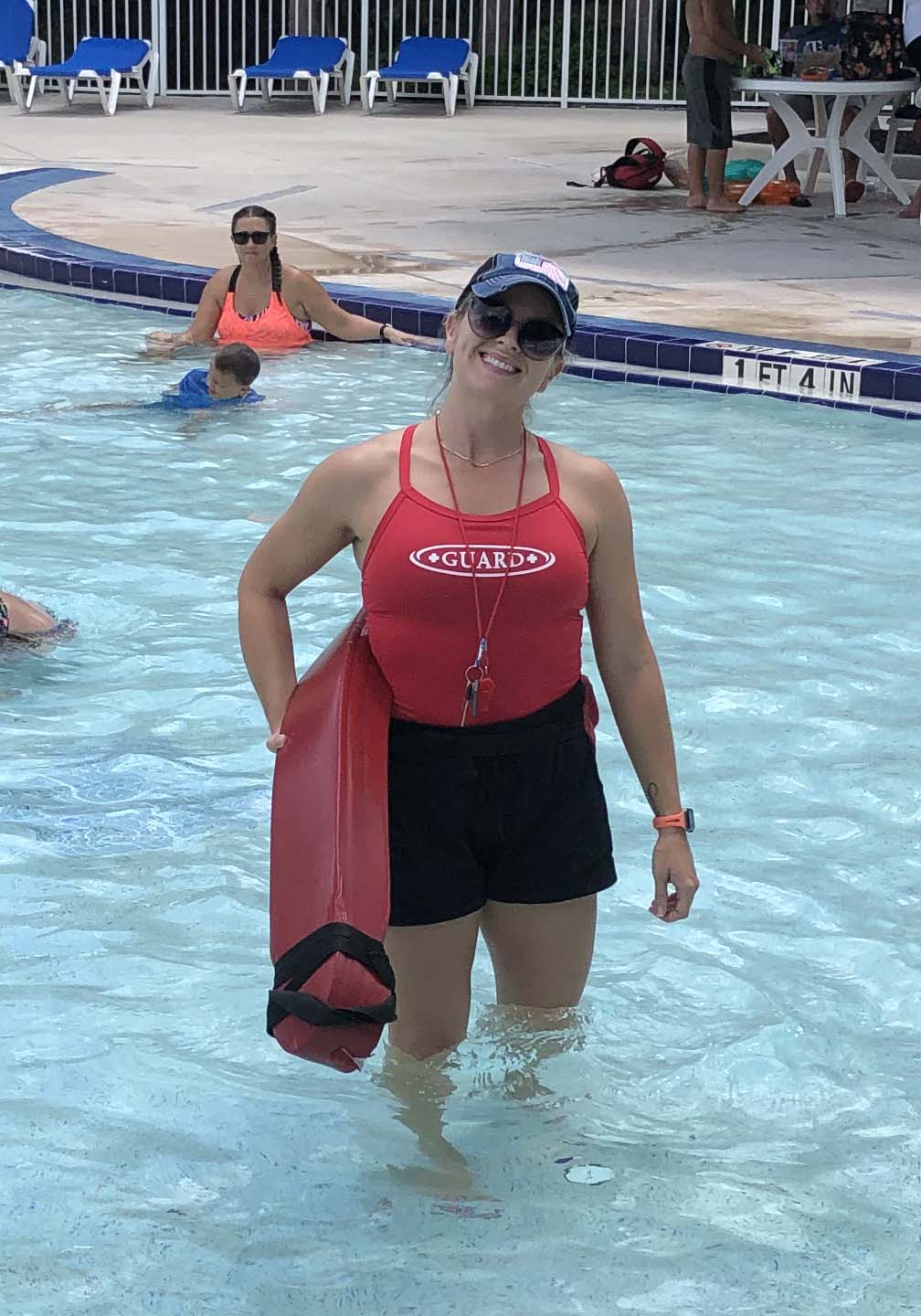 danielle lifeguarding july 2022