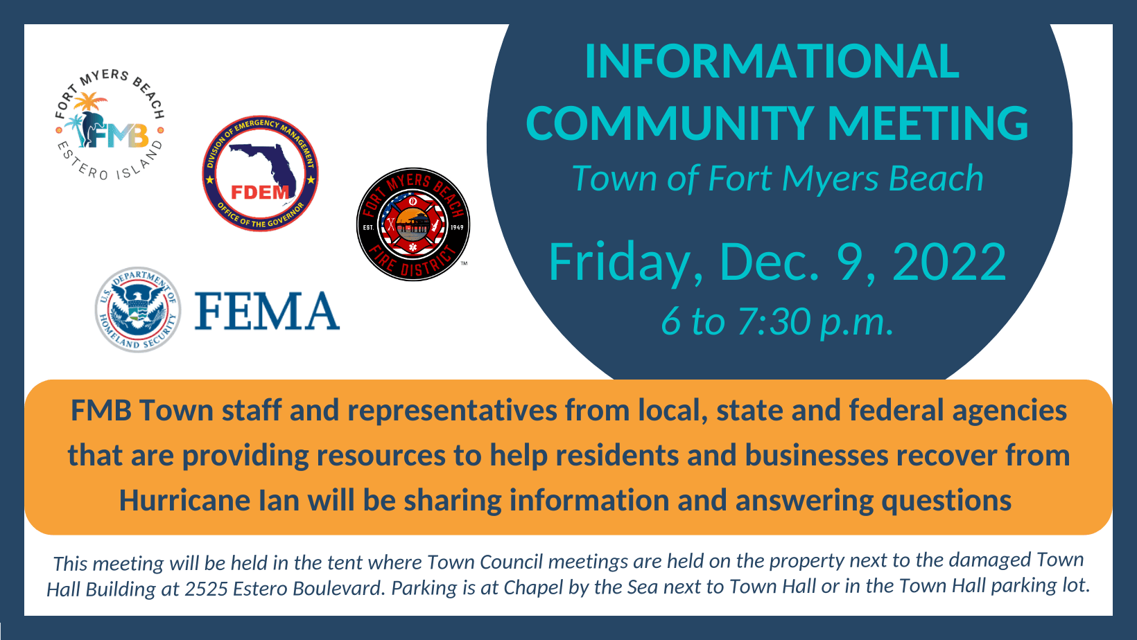 Informational Community Meeting 12-5-22