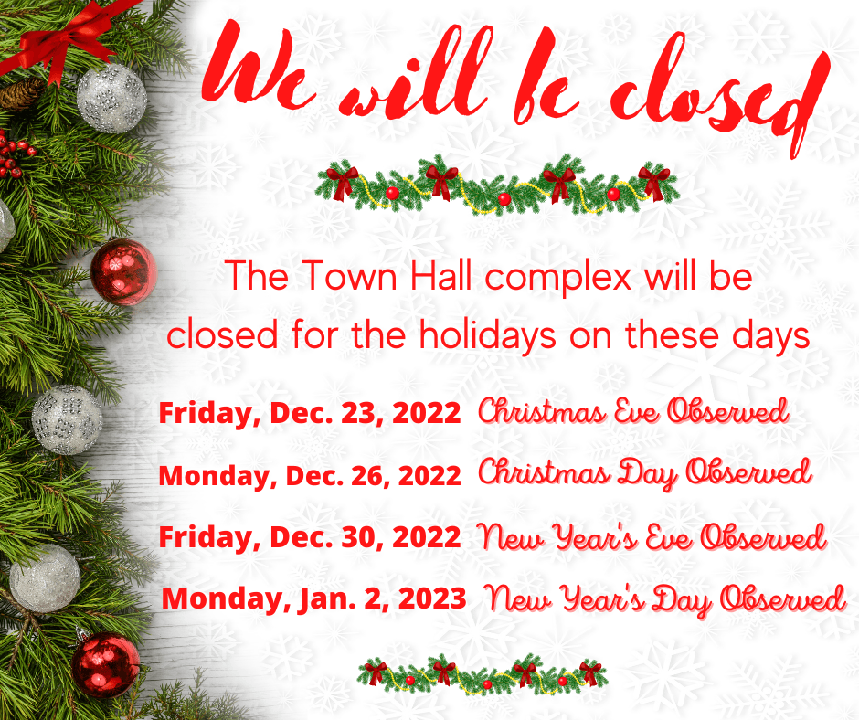holiday hours 2022-2023