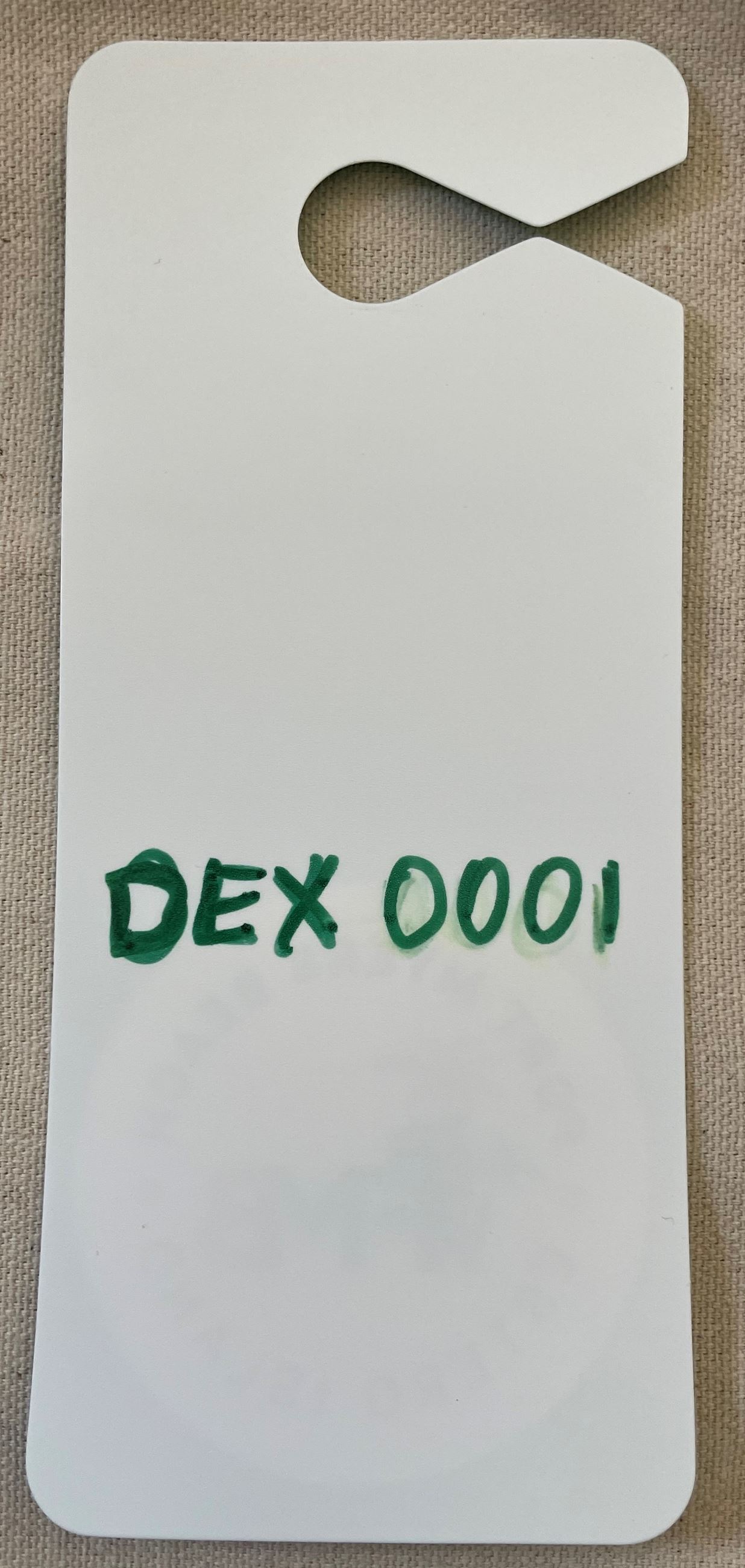 Hurricane Pass back with numbering system