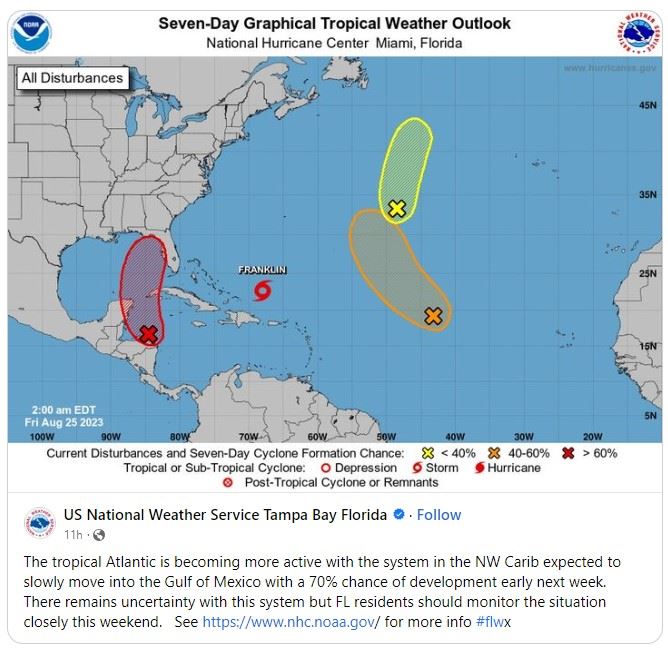 tropical weather outlook friday afternoon 8-25-2023