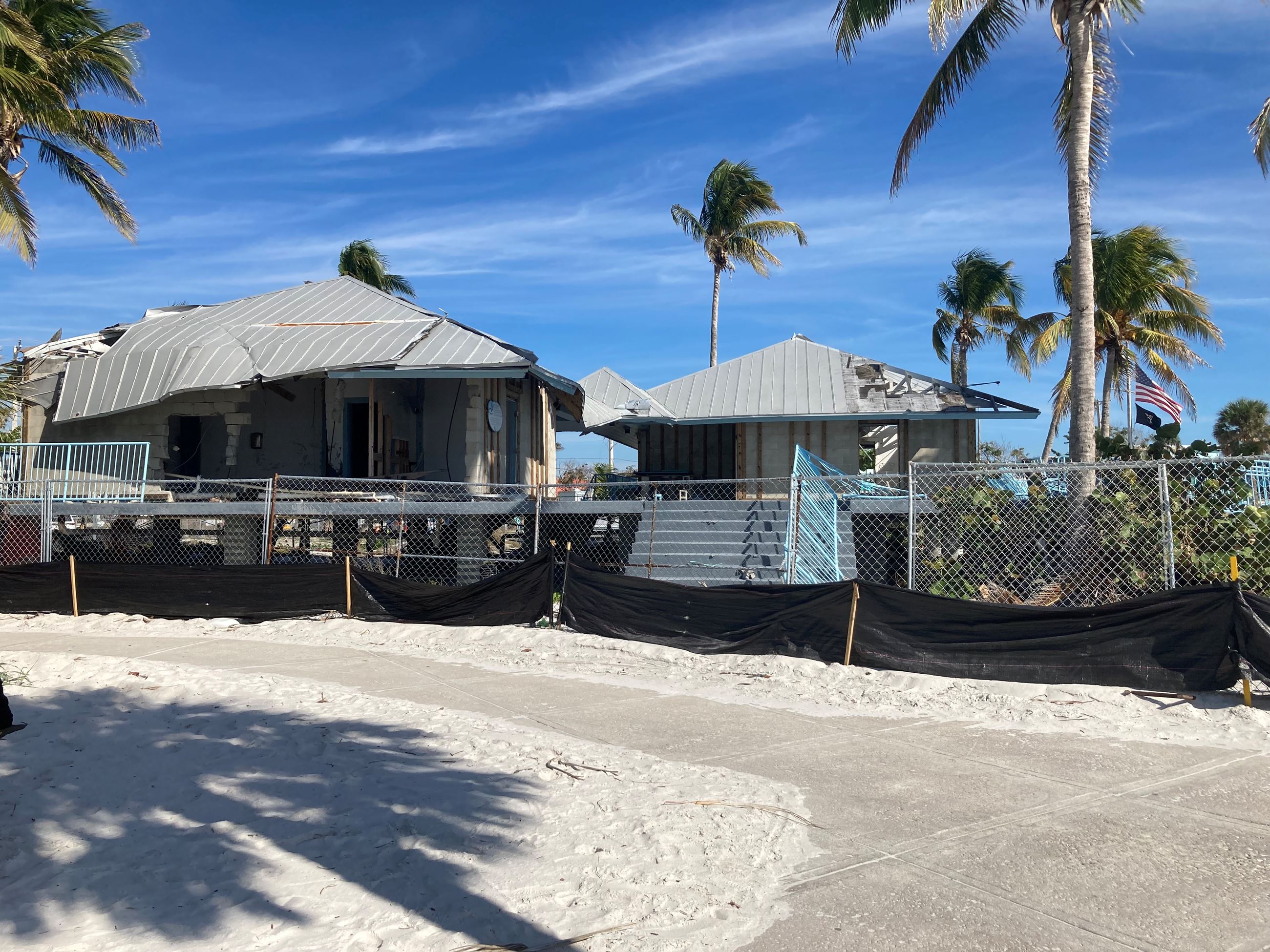 Lynn Hall Park after Ian 1