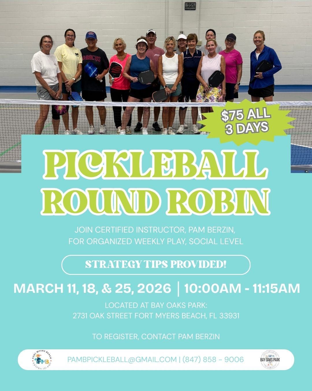 March Pickleball Tournament